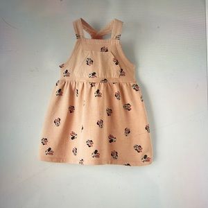 Minnie Mouse Disney Overall Dress 2-3 years